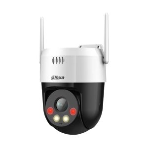 CAMARA IP PT 5MP FULL COLOR DISUASION ACTIVA LENTE FIJO IR 30M SMART H.265 MICROSD IP66 WIFI